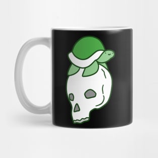 Green Skull Turtle Mug